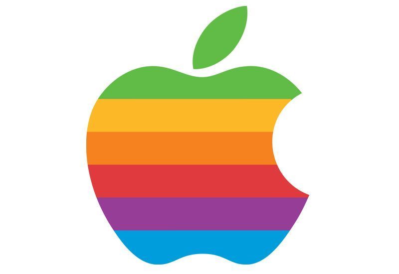 Apple Logo Rainbow