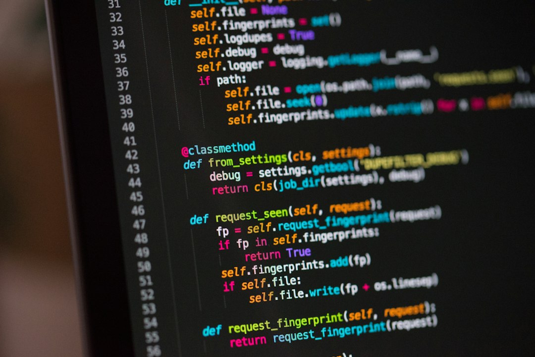 Computer screen filled with code, illustrating an AI-assisted cyberattack.