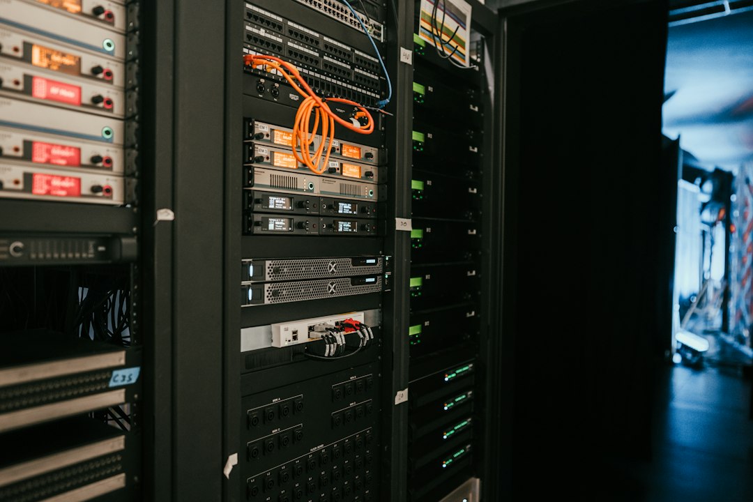 Server rack in a data center, illustrating N-central CVE-2026-86218.
