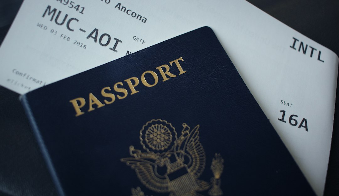Passport and travel documents, illustrating the exposure of 220 million travel records.