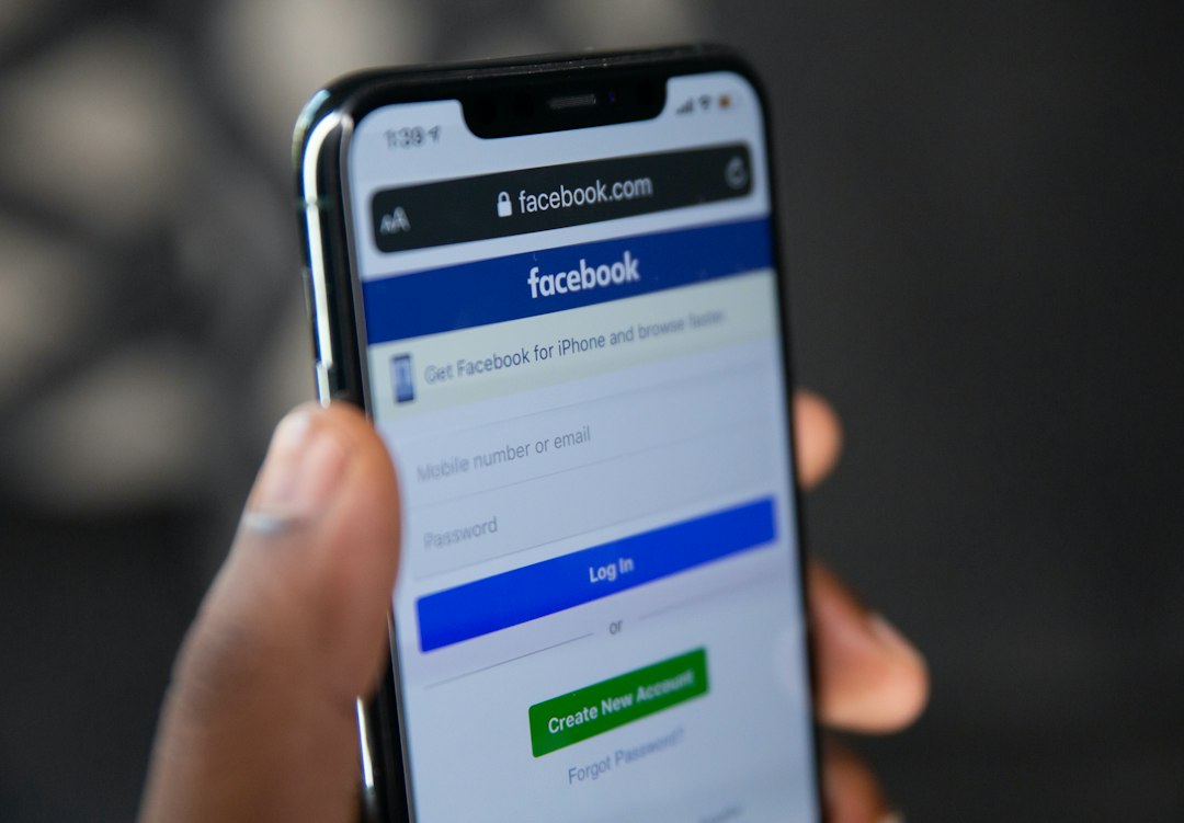 Facebook open on a smartphone, illustrating the Meta New Mexico verdict.