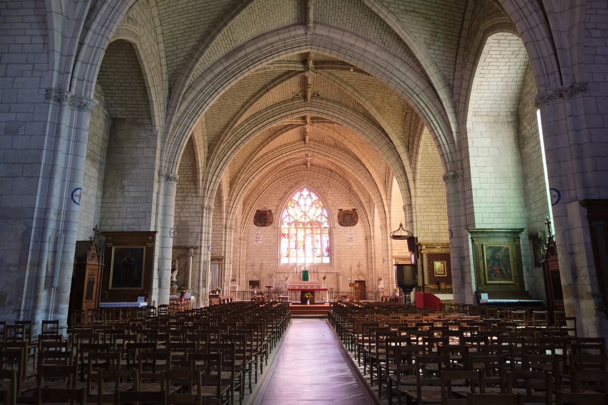 Empty church interior, illustrating South Korea church cyberattacks and member-data risks.